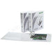 Best Value Leitz Presentation Lever Arch File 180 Degree Opening 80mm Spine A4 White Ref 42250001 [Pack 10]