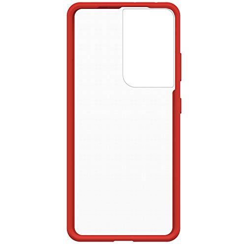 OtterBox React Samsung Galaxy S21 Ultra 5G Power Red - clear/red