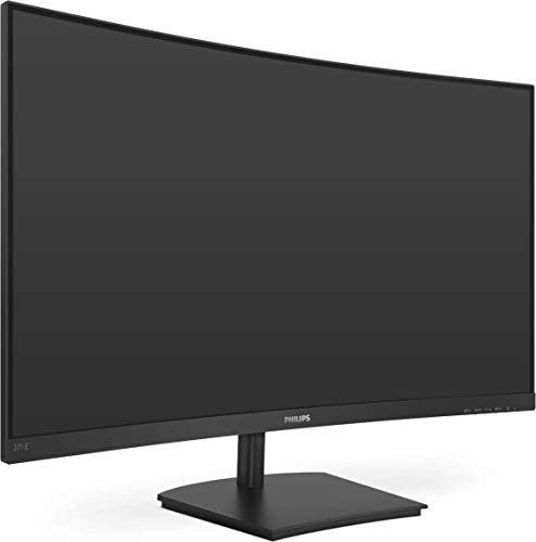 Philips E-line 271E1SCA - LED monitor - curved - 27" - 1920 x 1080 Full HD (1080p) @ 75 Hz - VA - 250 cd/m? - 3000:1 - 4 ms - HDMI, VGA - speakers - textured black