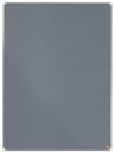 Nobo Premium Plus Grey Felt Notice Board 1500X1200Mm Dd