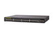 Cisco Small Business SG350-52P - Switch - L3 - Managed - 48 x 10/100/1000 (PoE+) + 2 x combo Gigabit SFP + 2 x Gigabit SFP - rack-mountable - PoE+ (375 W)