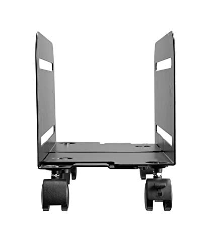 NewStar Trolley PC Mount (Suitable PC Dimensions -  Width: 12-21 cm) - Black - Cart for CPU - black