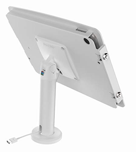 Compulocks Rise VESA Monitor Counter Top Kiosk Stand 8" Height White - Stand - for tablet - white - mounting interface: 100 x 100 mm - desktop