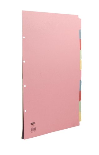 Best Value Concord Subject Dividers 230 Micron Upright 10-Part A3 Ref 70299/J2