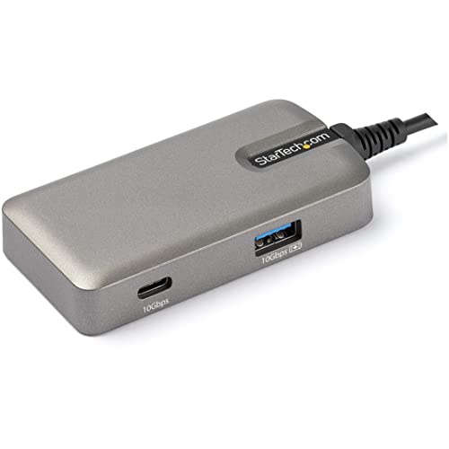 StarTech USB C to 4K 60Hz HDMI 2.0 Power Delivery Pass Through 3 Port 10Gbps USB Hub Mini Dock