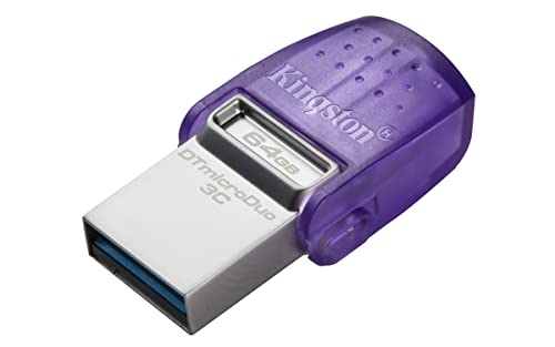 Kingston DataTraveler microDuo 3C - USB flash drive - 64 GB - USB 3.2 Gen 1 / USB-C