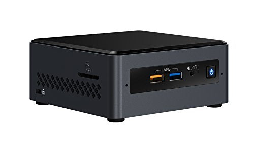 Intel Next Unit of Computing Kit NUC7CJYHN - Barebone - mini PC - 1 x Celeron J4005 / 2 GHz - RAM 0 GB - HD Graphics 600 - GigE - WLAN: 802.11a/b/g/n/ac, Bluetooth 5.0