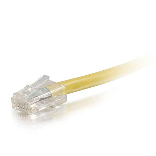 C2G Cat5e Non-Booted Unshielded (UTP) Network Patch Cable - Patch cable - RJ-45 (M) to RJ-45 (M) - 5 m - UTP - CAT 5e - stranded, uniboot - yellow