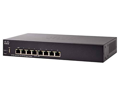 Cisco Small Business SF350-08 - Switch - L3 - Managed - 8 x 10/100 - desktop