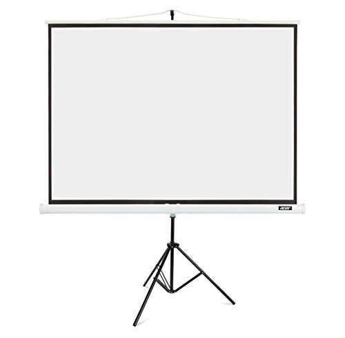 Acer T87-S01MW - Projection screen with tripod - 87" (218 cm) - 4:3 - white