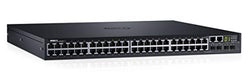 Dell Networking S3148P - Switch - L3 - Managed - 48 x 10/100/1000 (PoE+) + 2 x 10 Gigabit SFP+ + 2 x combo Gigabit SFP - front to back airflow - rack-mountable - PoE+ (30.8 W) - Dell Smart Value - with 1 Year Dell ProSupport