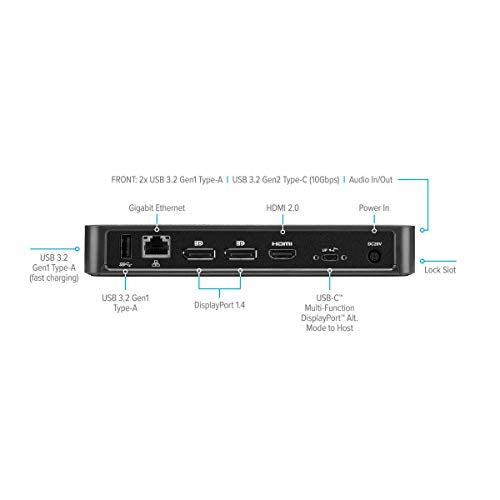 Targus Multi-Function - Docking station - USB-C - HDMI, 2 x DP - GigE - Europe