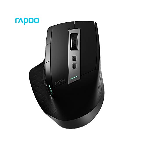 Best Value Rapoo MT750S [18670] Bluetooth/Radio Transfer, PC Mouse, PC/Mac, USB Charging Unit, Built-in Storage Capability, 4 Ways