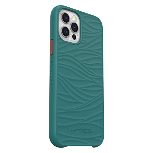 LifeProof WAKE - Back cover for mobile phone - ocean-based recycled plastic - down under, mellow wave pattern - for Apple iPhone 12, 12 Pro