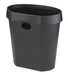 Best Value Avery DR500BLK DTR Eco Waste Bin with Removable Rim, 350 x 340 x 250 mm, 18 L - Black