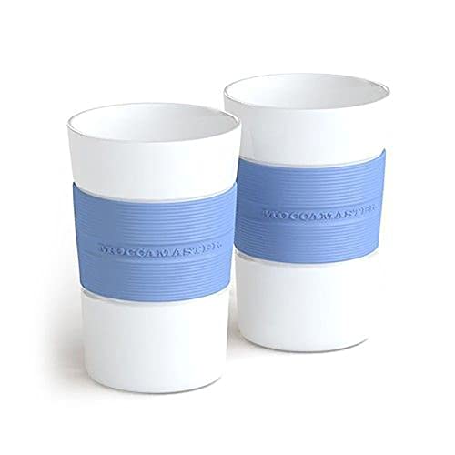 Moccamaster 2 Porcelain Coffee Mugs 200ml Pastel Blue