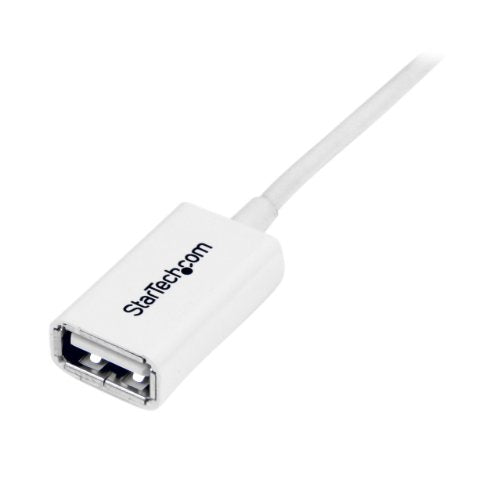 StarTech 2m White USB 2.0 Extension Cable