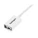 StarTech 1m White USB 2.0 Extension Cable A to A