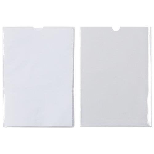 Index Card Holder A5 Transparent Plastic 15.5 x 21.6 x 0.7 cm Pack of 20