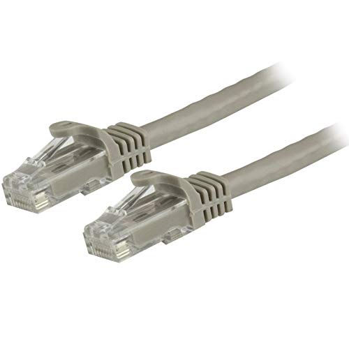 StarTech N6PATC50CMGR 0.5 m Gigabit Snagless RJ45 UTP Cat6 Patch Cable - Grey