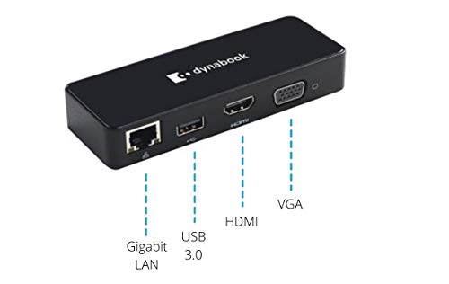 Dynabook Dynadock - Docking station - USB-C - VGA, HDMI - GigE