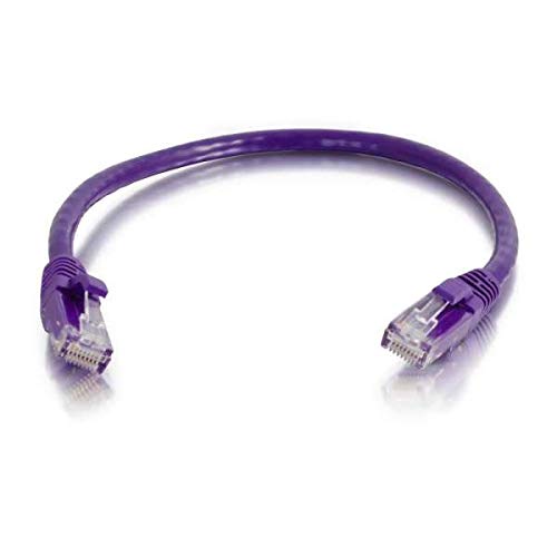 C2G Cat5e Booted Unshielded (UTP) Network Patch Cable - Patch cable - RJ-45 (M) to RJ-45 (M) - 2 m - UTP - CAT 5e - molded, snagless, stranded - purple