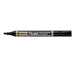 Best Value Pentel N860 Chisel Permanent Marker - Black (Pack of 12)