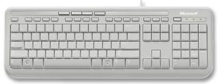 Best Value Microsoft Wired Keyboard 600, UK Layout - White