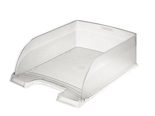 Best Value Leitz A4 Letter Tray, Jumbo, Clear, Plus Range, 52330003