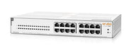 HPE Aruba Instant On 1430 16G Class4 PoE 124W Switch - Switch - unmanaged - 16 x 10/100/1000 (PoE Class 4) - desktop, rack-mountable, wall-mountable - PoE (124 W) - BTO