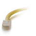 C2G Cat5e Non-Booted Unshielded (UTP) Network Patch Cable - Patch cable - RJ-45 (M) to RJ-45 (M) - 1 m - UTP - CAT 5e - stranded, uniboot - yellow