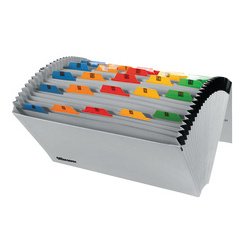 Best Value Expanding Files Heavy Duty A-Z With Coloured Tabs Grey