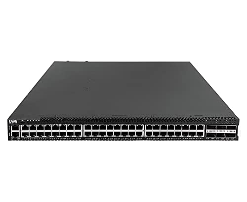 D-Link DXS 3610-54T - Switch - L3 - Managed - 48 x 10 Gigabit Ethernet + 6 x 40 Gigabit QSFP+ / 100 Gigabit QSFP28 - front to back airflow - rack-mountable