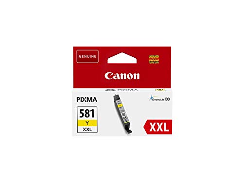 Canon CLI-581Y XXL - XXL size - yellow - original - ink tank - for PIXMA TS6251, TS6350, TS6351, TS8251, TS8252, TS8350, TS8351, TS8352, TS9550, TS9551