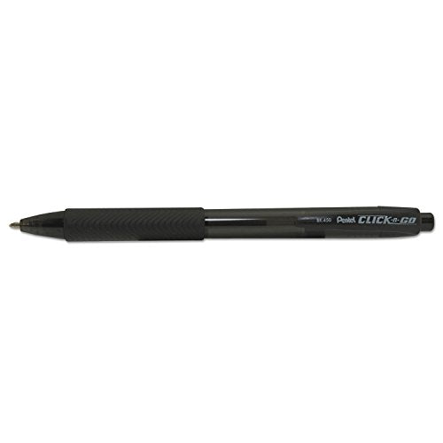 Best Value Click-N-Go Retractable Ballpoint Pen, Black Ink, 1mm, Dozen