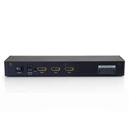 C2G 2-Port HDMI Splitter - Video/audio splitter - 2 x HDMI - desktop