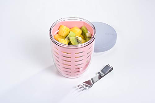 Fruit And Veggie Pot Ellipse - Nordic Pink