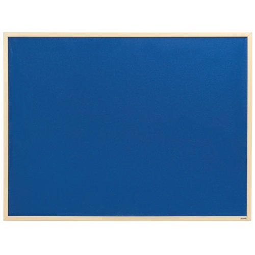 Best Value Felt Notice Board Blue 1200 x 900 mm