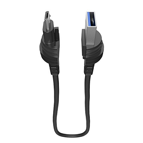 LifeProof LIFEACT═V - USB cable - USB Type A (M) to Micro-USB Type B (M) - USB 3.0 - 2.4 A - 39.8 cm - black - for P/N: 77-51242, 77-51258, 77-53322, 77-53379, 77-55392, 78-51367, 78-51369