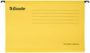 Best Value Esselte 90335 Classic Reinforced Suspension File, Foolscap, Pack of 25, Tabs Included, 360 x 240 mm, Yellow