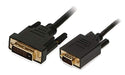 2-Power - Display cable - DVI (M) to HD-15 (VGA) (M) - 2 m - thumbscrews