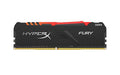 HyperX FURY RGB - DDR4 - module - 8 GB - DIMM 288-pin - 3000 MHz / PC4-24000 - CL15 - 1.35 V - unbuffered - non-ECC - black