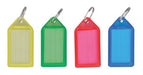 Best Value Key Tags Assorted Colours Large Pack of 50