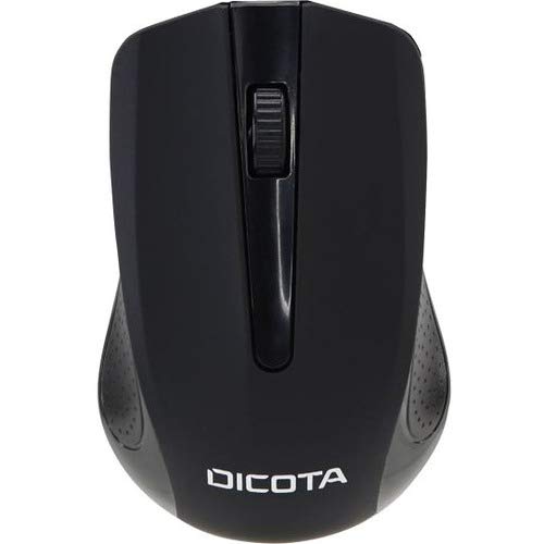 DICOTA Comfort - Mouse - laser - wireless - USB wireless receiver - black