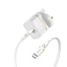 OtterBox Wall Charger - Power adapter - 20 Watt - 3 A - PD 3.0 (USB-C) - on cable: Lightning - cloud dust white - for Apple iPad/iPhone/iPod (Lightning)