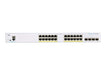 Cisco Business 250 Series 250-24FP-4G - Switch - L3 - smart - 24 x 10/100/1000 (PoE+) + 4 x Gigabit SFP - rack-mountable - PoE+ (370 W)