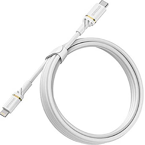 OtterBox Standard - Lightning cable - USB-C male to Lightning male - 2 m - cloud dust white - Power Delivery support - for Apple iPad/iPhone/iPod (Lightning)