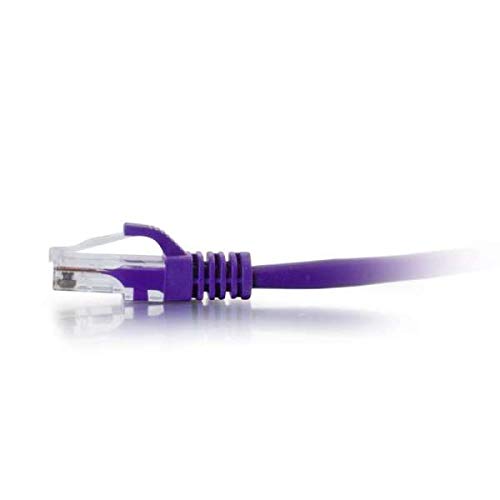 C2G Cat5e Booted Unshielded (UTP) Network Patch Cable - Patch cable - RJ-45 (M) to RJ-45 (M) - 5 m - UTP - CAT 5e - molded, snagless, stranded - purple