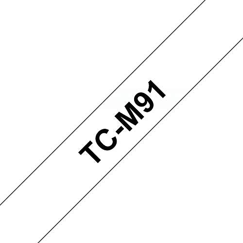 Brother TCM91 - Matte - 9 mm x black on clear - tape - for P-Touch PT-2000, PT-3000, PT-500, PT-5000, PT-8E