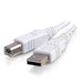 C2G - USB cable - USB (M) to USB Type B (M) - USB 2.0 - 2 m - white